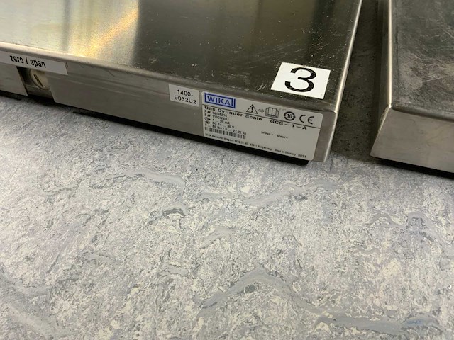 Wika gcs-1-a gas cylinder precisieweegschaal (2x) - afbeelding 3 van  4