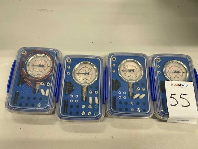 Wika gevulde drukmeter en837-1 5 bar/vacuum (4x) - afbeelding 1 van  4