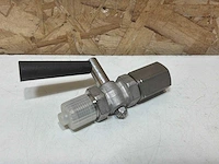 Wika manometerkraan g1/2"inw-uitw 910.10 rvs 316ti (10x) - afbeelding 3 van  5