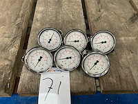 Wika max 6 bar drukmeter (6x) - afbeelding 1 van  2
