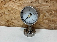 Wika rvs 232.50-100 pc+1302 0-40 manometer - afbeelding 5 van  6