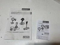 Wika rvs 232.50-100 pc+1302 0-40 manometer - afbeelding 2 van  6