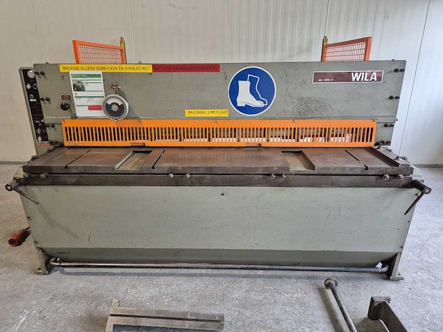 Wila - hs 205-4 - hydraulische plaatschaar met inloop beveiliging - afbeelding 4 van  18