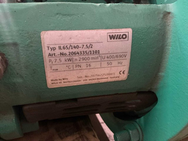 Wilco centrufugaalpomp (3x) - afbeelding 5 van  5