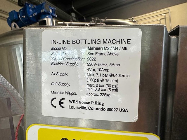 Wild goose filling - 2022 - meheen m6 - flessenvulmachine - afbeelding 3 van  11