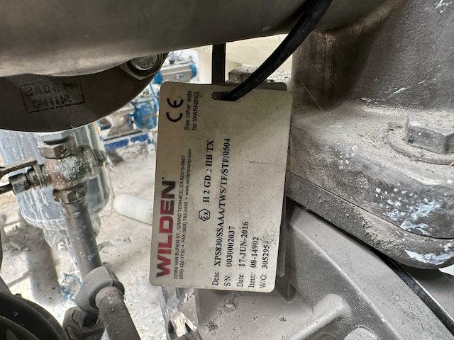 Wilden xps830 pneumatische membraan pomp - afbeelding 9 van  9