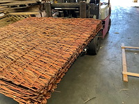 Wilgenteen tuinscherm "stingray" - 180x180 cm (4x) - afbeelding 6 van  9