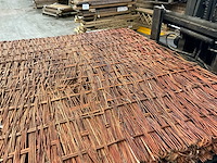 Wilgenteen tuinscherm "stingray" - 180x180 cm (4x) - afbeelding 8 van  9