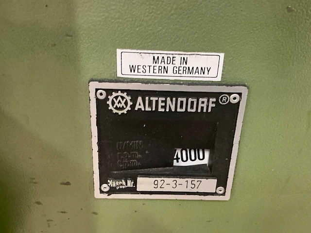 Wilhelm altemdorf f90 formaatcirkelzaagmachine - afbeelding 27 van  29