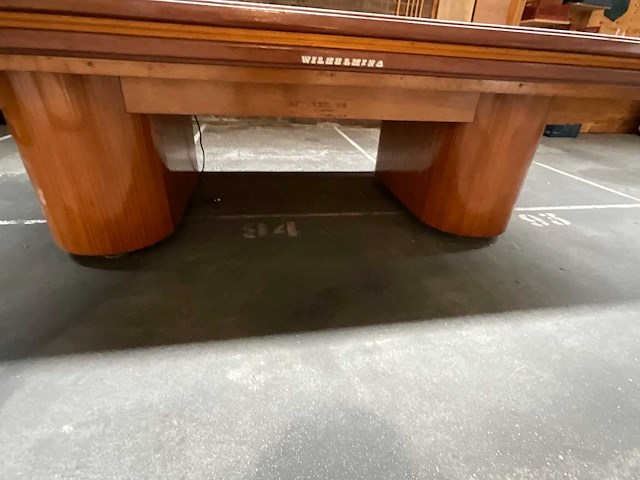 Wilhelmina super de luxe wedstrijd biljart 230v 260x145x80 - afbeelding 3 van  7