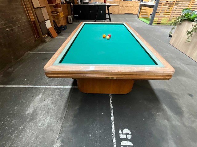 Wilhelmina super de luxe wedstrijd biljart 230v 260x145x80 - afbeelding 4 van  7