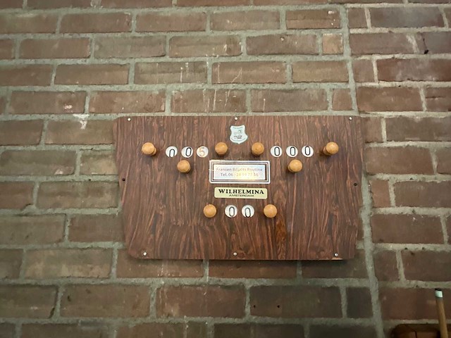 Wilhelmina super de luxe wedstrijd biljart 230v 260x145x80 - afbeelding 6 van  7