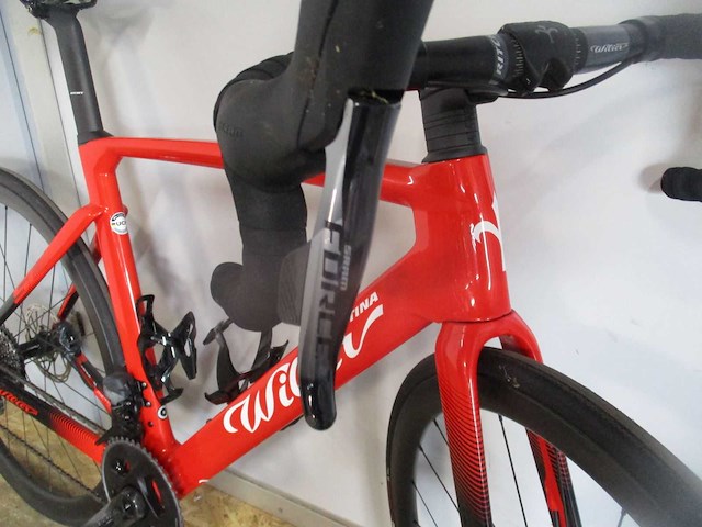 Wilier triestina cento 10 s1 force - speed race fiets rood - asx 12 - city bicycle - afbeelding 15 van  16