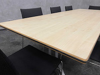 Wilkahn/ connection - verrijdbare nestelbare 8p conferentieset - afbeelding 2 van  31