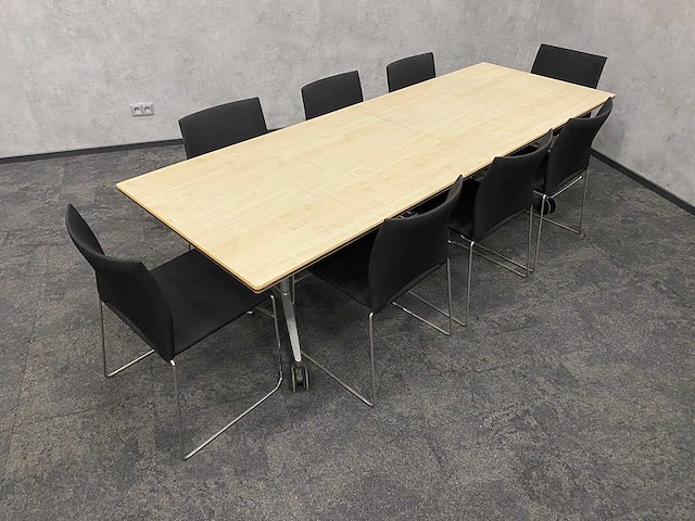 Wilkahn/ connection - verrijdbare nestelbare 8p conferentieset - afbeelding 30 van  31