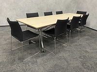 Wilkahn/ connection - verrijdbare nestelbare 8p conferentieset - afbeelding 12 van  31