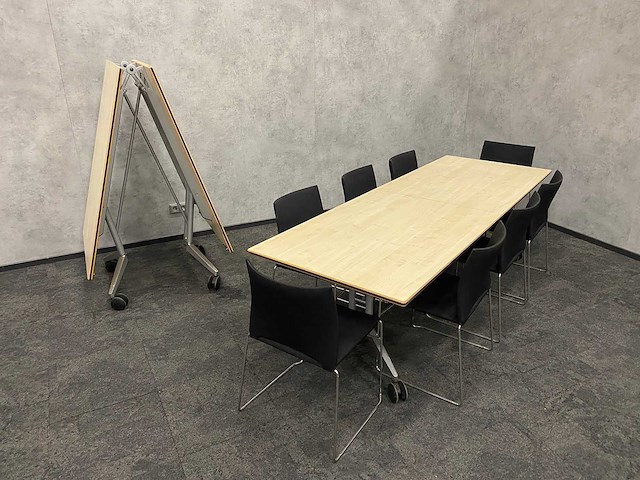 Wilkahn/ connection - verrijdbare nestelbare 8p conferentieset - afbeelding 17 van  31