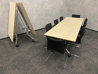 Wilkahn/ connection - verrijdbare nestelbare 8p conferentieset - afbeelding 29 van  31