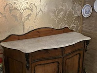 Willem iii mahoniehouten buffetkast, antiek - afbeelding 1 van  2