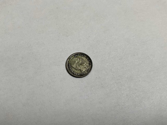 Willem iii, zilveren 5 cent, 1850 - afbeelding 1 van  3