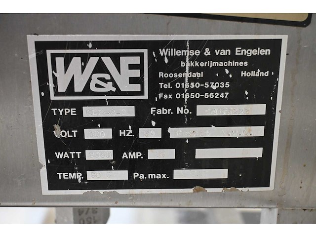 Willemse & van engelen mds 2.0 dubbele geleispuitmachine - afbeelding 6 van  6