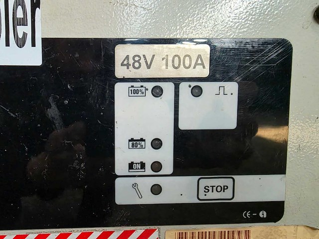 Willen brock - 2008 - acculader 48v 100a - afbeelding 3 van  10