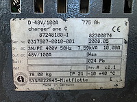 Willen brock - 2008 - acculader 48v 100a - afbeelding 4 van  10