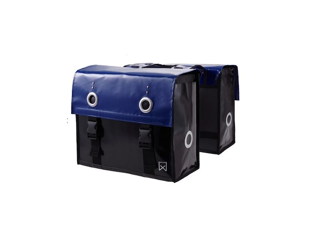 Willex dubbele bisonyl tas 52l blauw/zwart - afbeelding 1 van  1