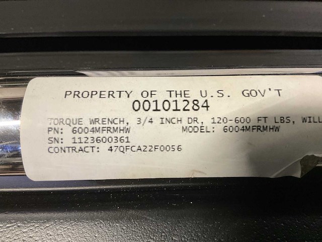 Williams 6004mfrmhw momentsleutel - afbeelding 3 van  6