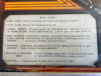 Williams bad cats 575 flipperkast - afbeelding 6 van  7