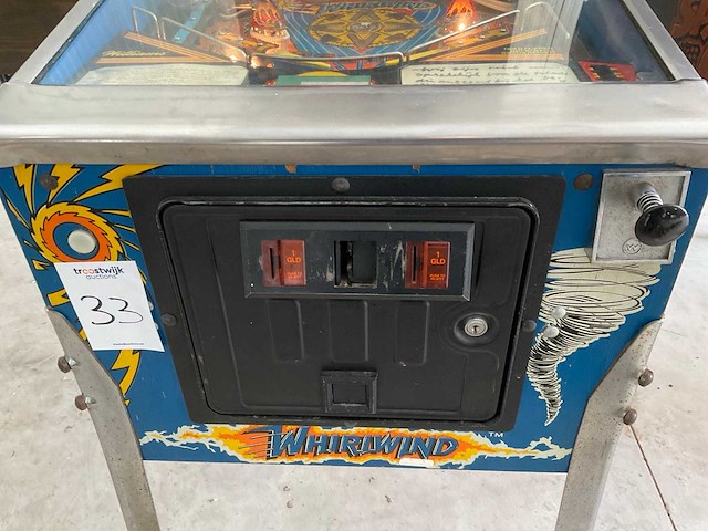 Williams whirlwind flipperkast - afbeelding 4 van  6