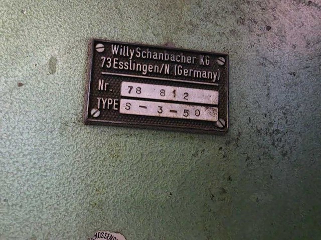 Willy schanbacher - s 3 50 - borenslijper - afbeelding 4 van  4