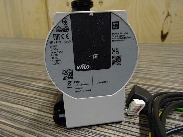 Wilo - para 15/7-50/ipwm1 - circulatiepomp - afbeelding 2 van  2