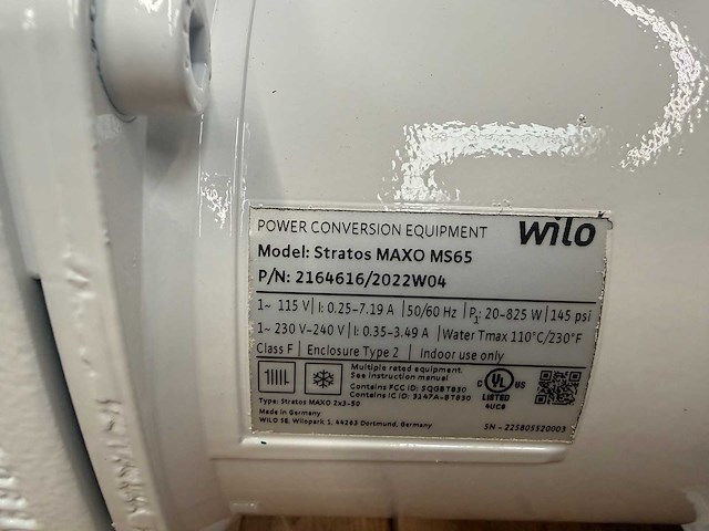 Wilo - stratos maxo ms65 - waterpomp - afbeelding 6 van  6
