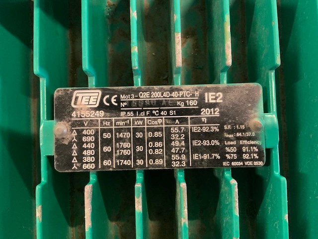 Wilo nl 150/250-30-4-12 centrifugaalpomp - afbeelding 8 van  8