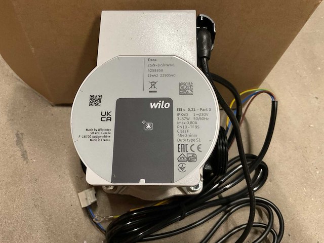 Wilo para 25/9-87/ipwm1 circulatiepomp - afbeelding 2 van  3