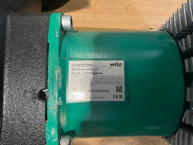 Wilo stratos 100/1-12 circulatiepomp - afbeelding 4 van  4