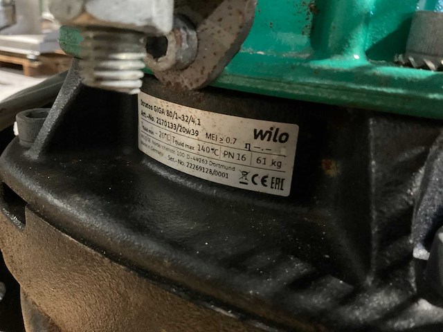 Wilo stratos giga 80/1-32/4,1 circulatiepomp - afbeelding 5 van  5