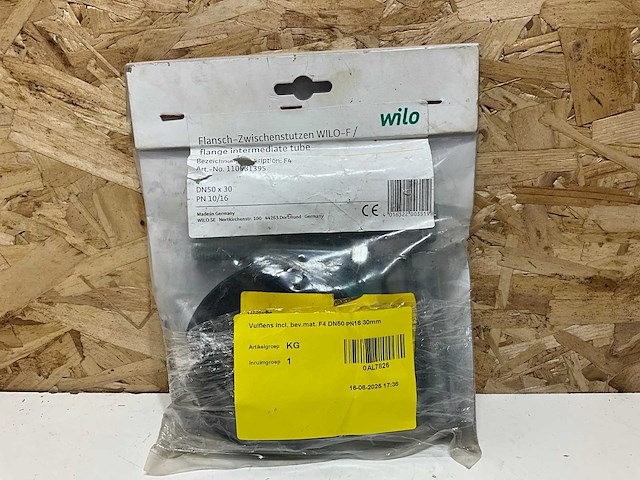 Wilo vulflens f4 dn50 pn16 30mm - afbeelding 1 van  3