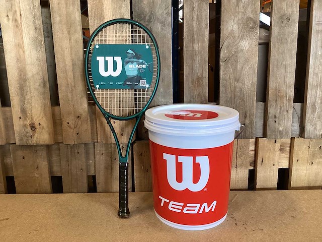 Wilson - tennisracket + ballen - afbeelding 1 van  3