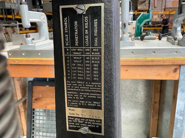 Wilson rockwell hardheidtester - afbeelding 2 van  10