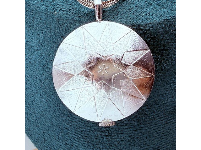 Wilson vintage mechanisch pendant horloge - afbeelding 5 van  6