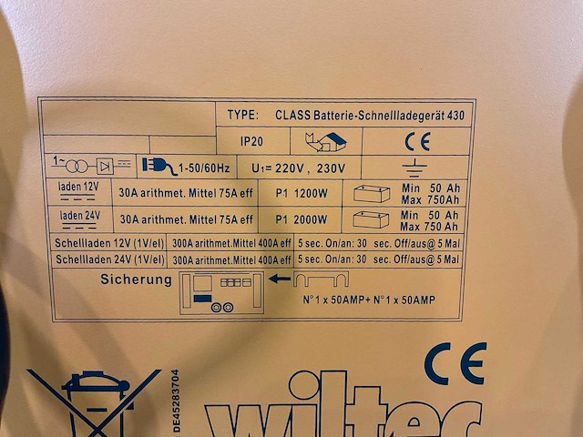 Wiltec - class 430 - accubooster - afbeelding 7 van  7