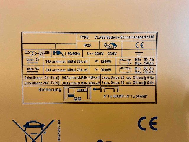 Wiltec class 430 accubooster - afbeelding 5 van  6