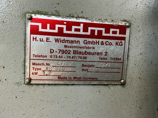 Wima as800 vlakslijpmachine - afbeelding 14 van  17