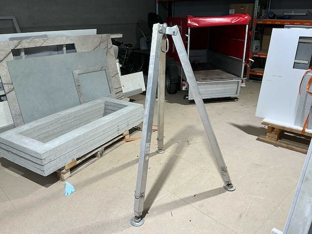 Wimag d-1000 aluminium hijsdriepoot – 1.000 kg - afbeelding 3 van  10