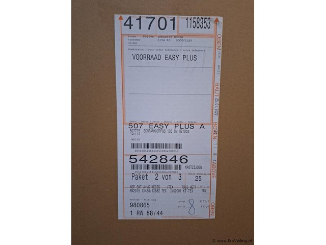 Wimex easy plus kastkorpus - lengte ca. 210 cm; breedte ca. 61 cm - afbeelding 2 van  2