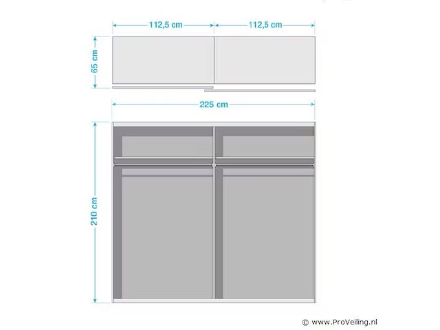 Wimex easy plus kledingkast a 507777 - afbeelding 3 van  6