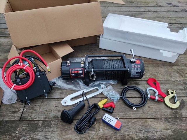 Winch - 13500 lbs - lier - kabellier - afbeelding 2 van  8
