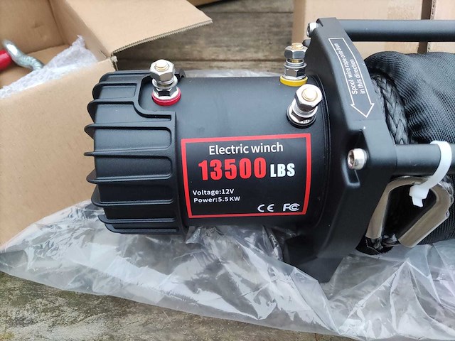 Winch - 13500 lbs - lier - kabellier - afbeelding 3 van  8
